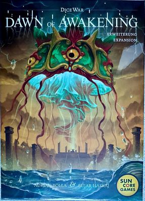 Dicewar Dawn of Awakening Sun Core Games Würfelspiel Strategiespiel Kennerspiel