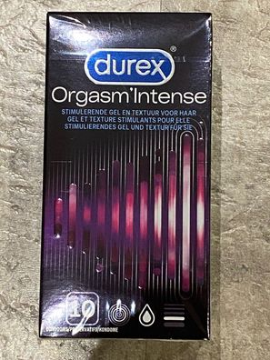 Durex Intense Orgasmic Kondome Gerippt, genoppt mit stimulierendes Gel Verhütung