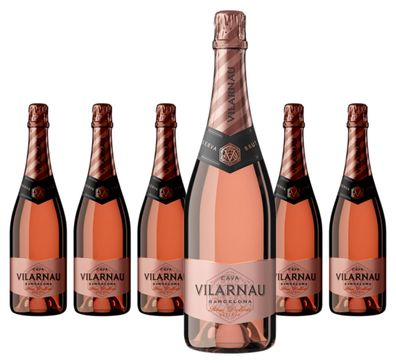 6 x Vilarnau Cava Brut Reserva Rosado