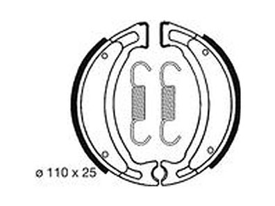 TRW Bremsbacke "MCS 962" Satz Organisch Stan