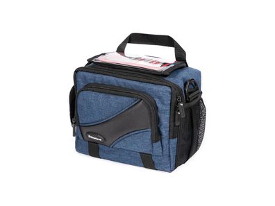 Haberland Lenkertasche "Bottle" Volumen: 6 l, Maße blau / schwarz