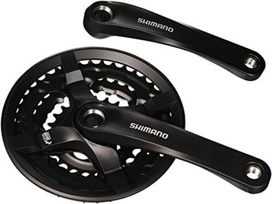 Kurbelgarnitur TY 501 42/34/24 170 mm schwarz FC-TY 501 4-kant 6/7/8-fach mit KSS