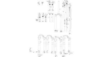 Rockshox Recon Silver A1-A3 2011-2015, Druckstufe inkl