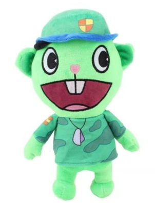 Happy Tree Friends Flippy Kuscheltier Stofftier Anime Plüsch Figur 28 cm NEU