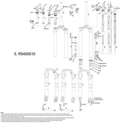 Rockshox Federgabel Revelation Air U-Turn Motion C Set 2010, Reve