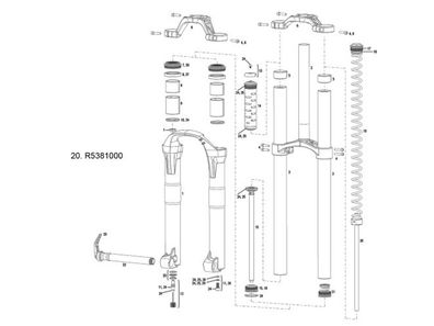 Rockshox BoXXer 2010-2014 (35 mm) Federschaft