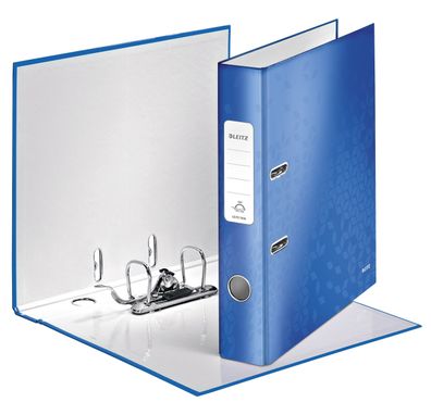 Leitz 1006-00-36 1006 Ordner WOW A4 - 50 mm, blau metallic