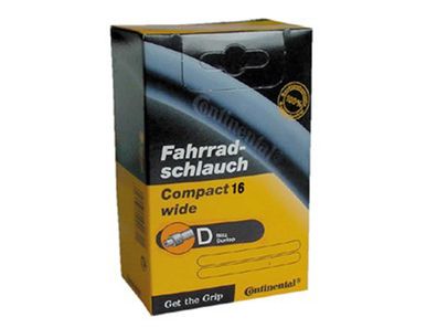 Continental Schlauch "Compact 16 Wide" 47-305, 16 Blitzventil 26