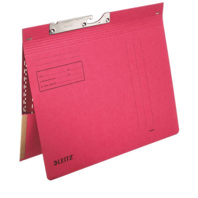 LEITZ Pendelhefter, mit Tasche, A4, rot