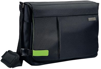 Leitz 6019-00-95 Complete 15.6" Messenger Bag Smart Traveller - Polyester, schwarz