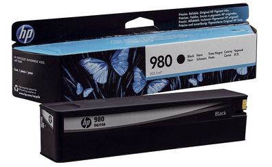 D8J10A Original HP Tintenpatrone schwarz (D8J10A,980,980BK,980BLACK, O980, O980BK,