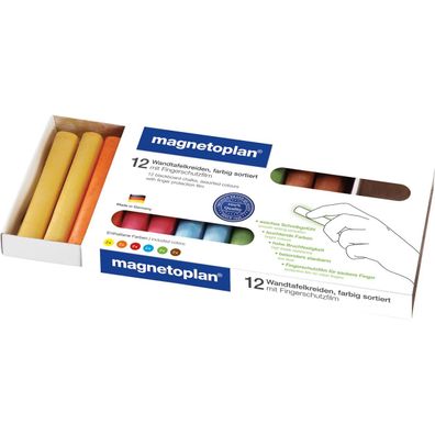 magnetoplan Tafelkreide 12306 farbig sortiert 12 St./Pack