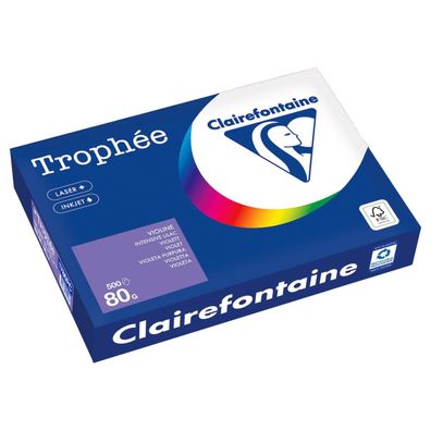 Clairefontaine Kopierpapier 1786PC A4 80g violett 500Bl