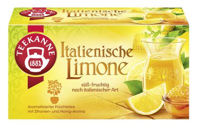 Teekanne 7320 Früchtetee Italienische Limone 20 Beutel x 2,5 g 