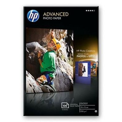 Hewlett & Packard INC. Q8692A Fotopapier HP Advanced Glossy 10x15 100 Blatt