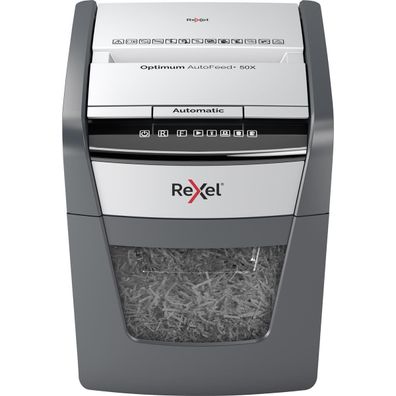 Rexel® 2020050XEU Aktenvernichter Optimum AutoFeed+ 50 X - P-4 schwarz