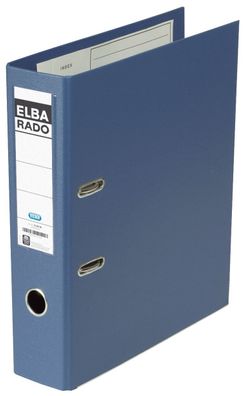 Elba 100022626 Ordner rado plast PVC/PVC - A4, 80 mm, blau