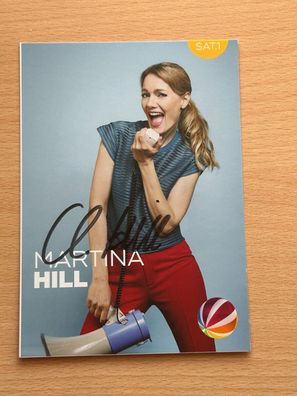 Martina Hill - Autogrammkarte original signiert - #6524