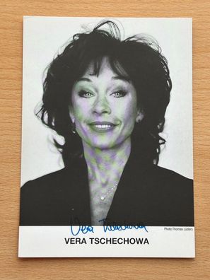 Vera Tschechowa - Autogrammkarte original signiert - S9094
