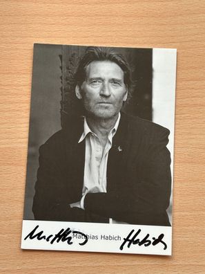 Matthias Habich - Autogrammkarte original signiert - #6596