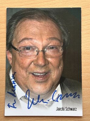 Jaecki Schwarz - Autogrammkarte original signiert - S8974