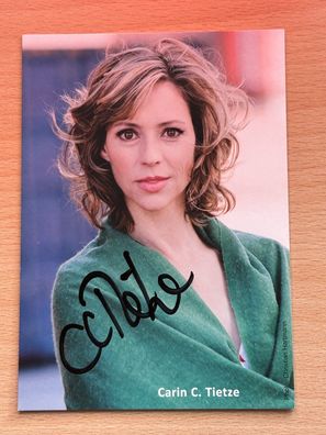 Carin C. Tietze Autogrammkarte original signiert #S2581