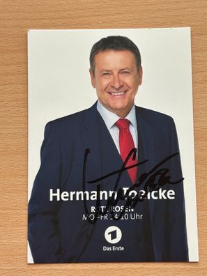 Hermann Toelcke - Rote Rosen - Autogrammkarte original signiert - S9193