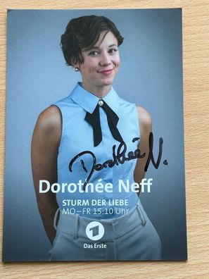 Dorothee Neff Sturm der Liebe Autogrammkarte original signiert #S4109