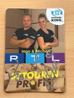 Ingo & Michéle - Die Retourenprofis - Autogrammkarte original signiert - #S6722