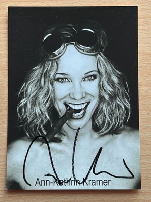 Ann-Kathrin Kramer Autogrammkarte original signiert - S9148