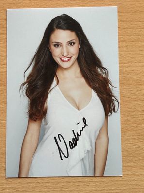 Nadine Menz Foto original signiert #S4013