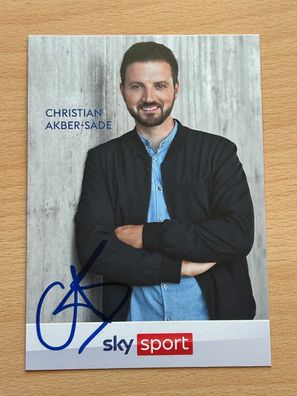 Christian Akber-Sade - Autogrammkarte original signiert - #S6776