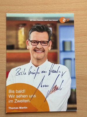 Thomas Martin - Autogrammkarte original signiert - #S6810