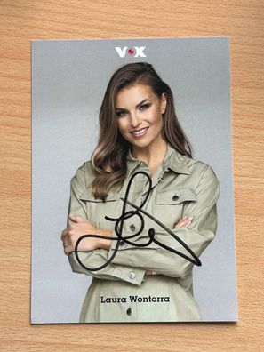 Laura Wontorra - Autogrammkarte original signiert - #10767