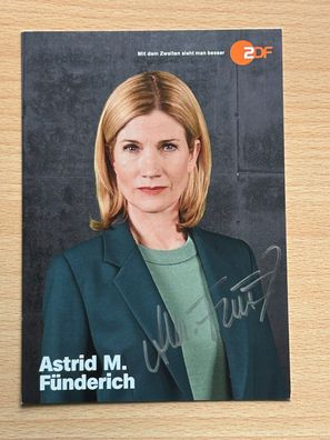 Astrid M. Fünderich - Autogrammkarte original signiert - #10794