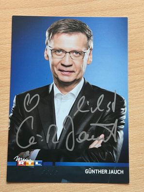 Günther Jauch RTL Autogrammkarte original signiert #S3929