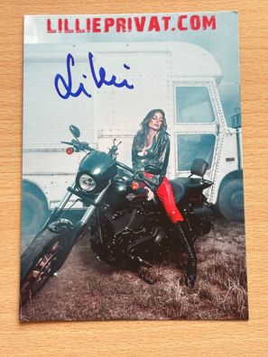 Lillie Privat Autogrammkarte original signiert #S3953