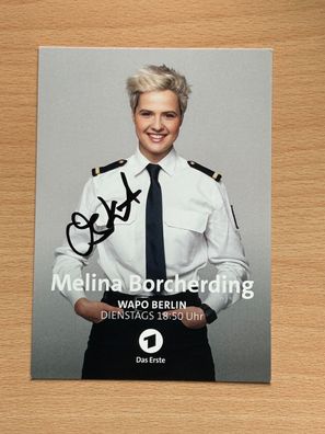 Melina Borcherding - WaPo Berlin - Autogrammkarte original signiert - #S7207