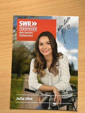 Julia Obst - Autogrammkarte original signiert - #S7231