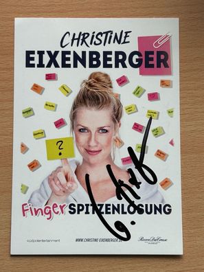 Christine Eixenberger - Autogrammkarte original signiert - #10762