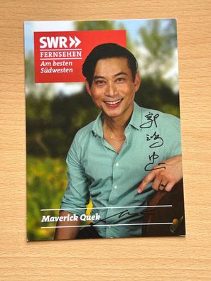 Maverick Quek - Autogrammkarte original signiert - #S7234