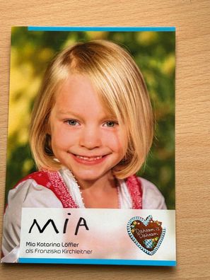 Mia Katarina Löffler - Autogrammkarte original signiert - S7296
