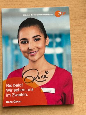 Rona Özkan - Autogrammkarte original signiert - S7273