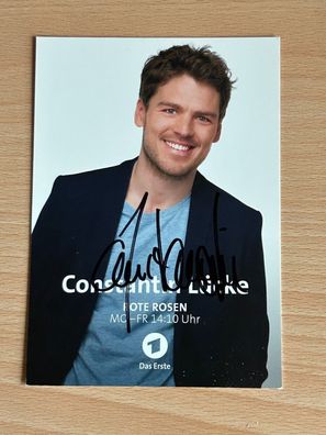 Constantin Lücke Rote Rosen Autogrammkarte original signiert #S5468