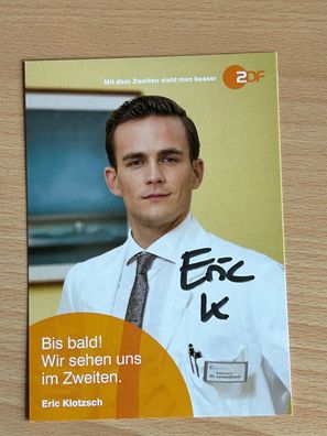 Eric Klotzsch Autogrammkarte original signiert #S5460