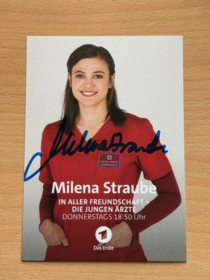 Milena Straube - In aller Freundschaft- Autogrammkarte original signiert - S7317
