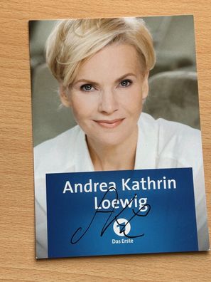 Andrea Kathrin Loewig - Autogrammkarte original signiert - S7359
