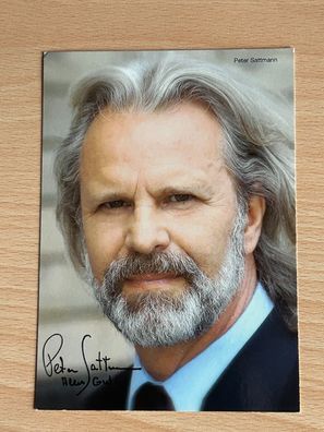 Peter Sattmann Autogrammkarte original signiert #S5431