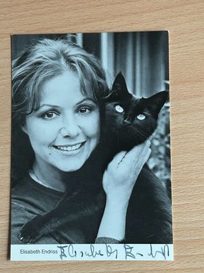 Elisabeth Endriss Autogrammkarte original signiert #S5402