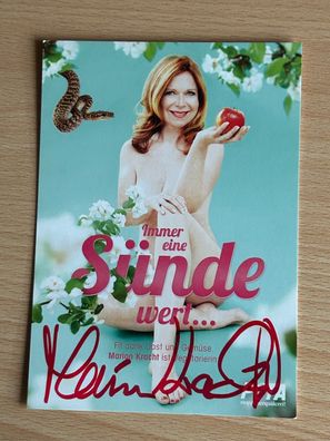 Marion Kracht Autogrammkarte original signiert #S5385